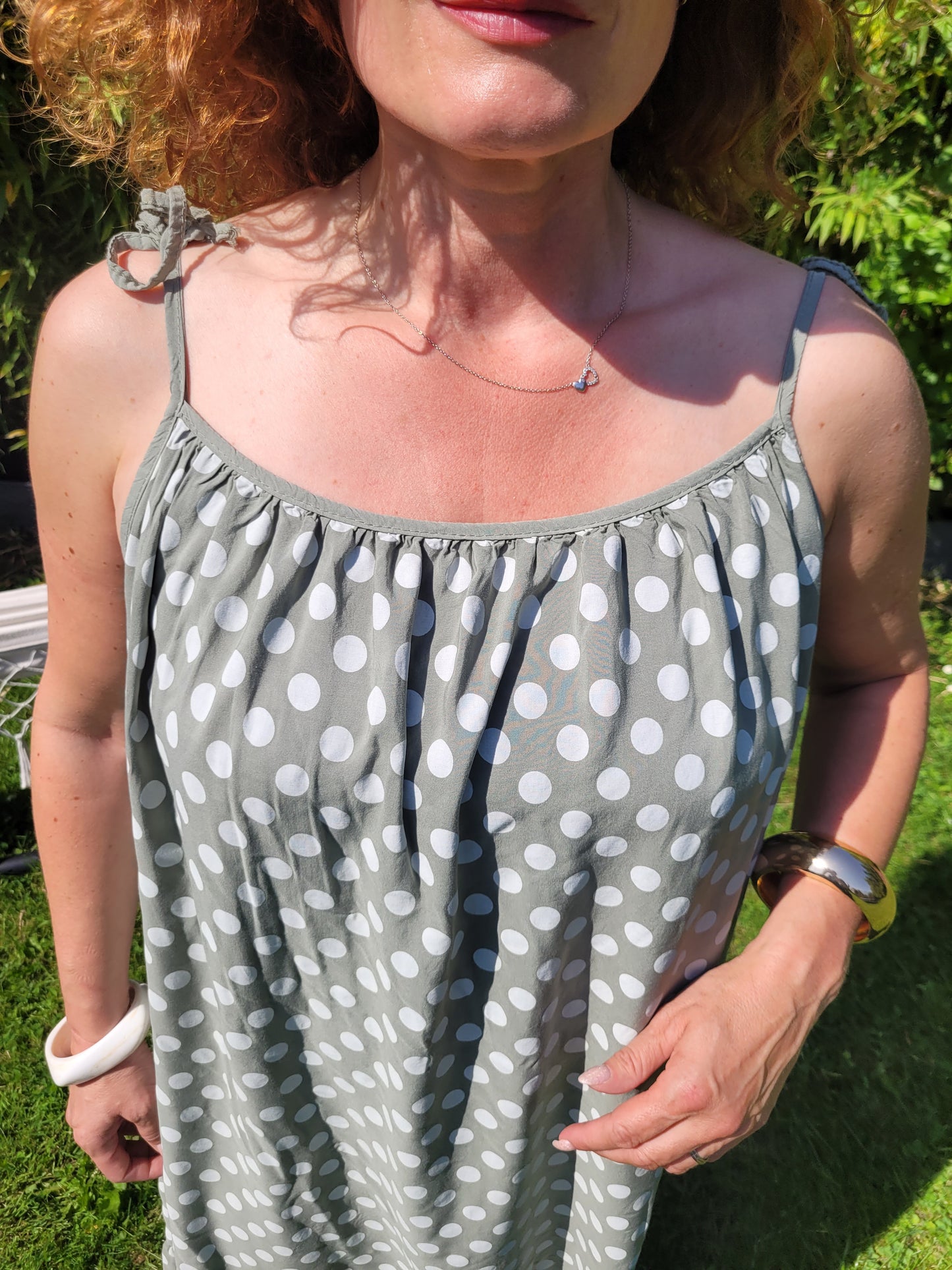 Polka (Grande taille) - Robe longue à pois