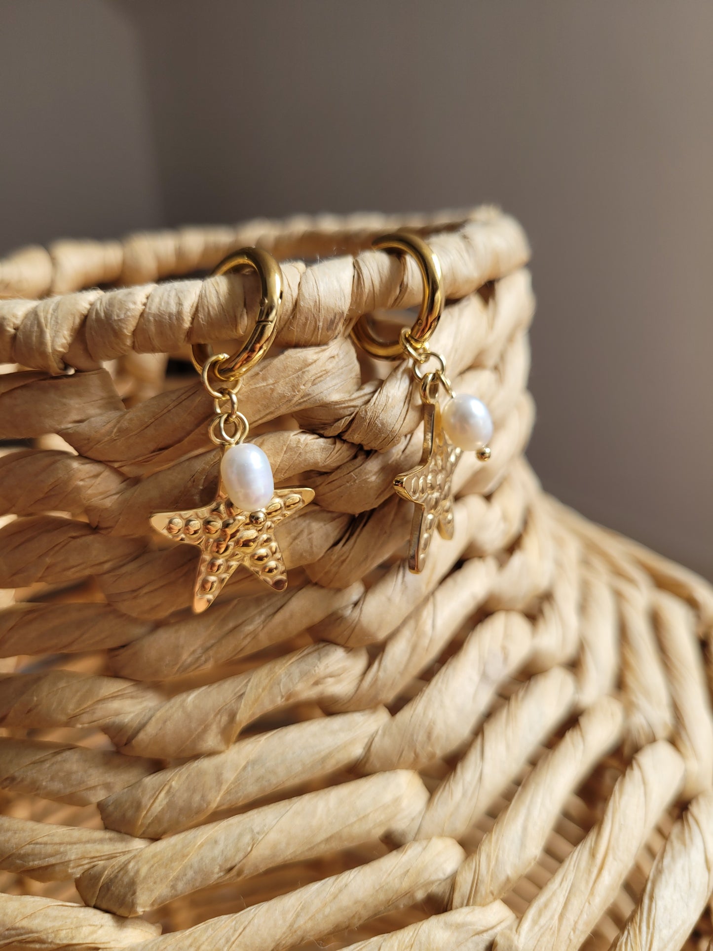 Eline - Boucles d'oreilles en acier inoxydable