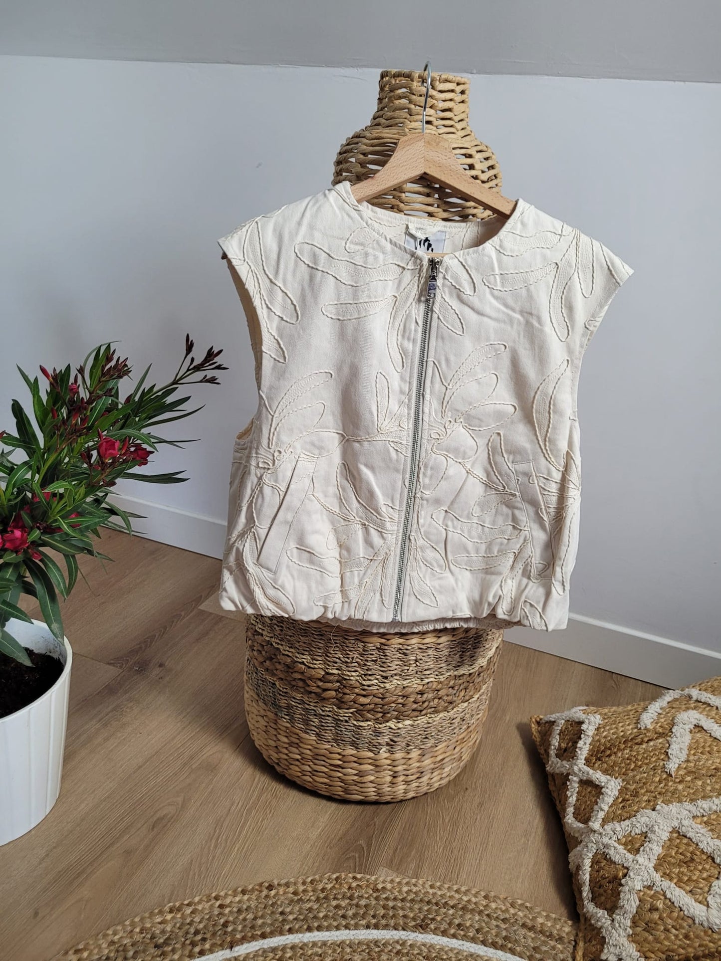Rachel - Gilet court sans manches