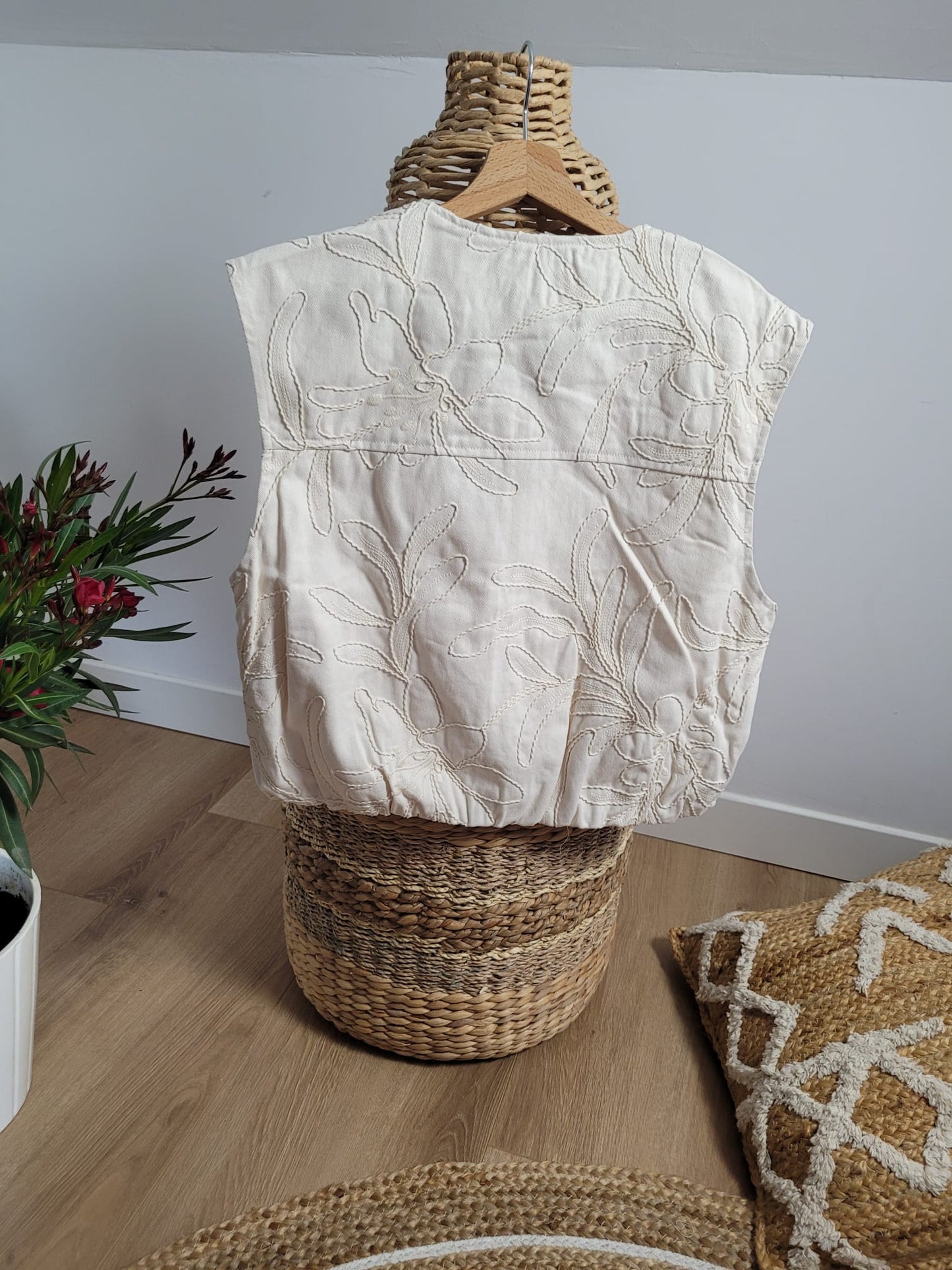 Rachel - Gilet court sans manches