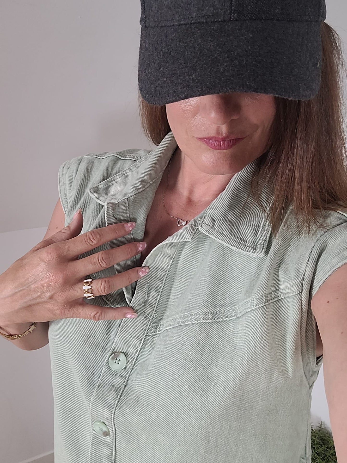 Olivia - Robe En Denim Lavé