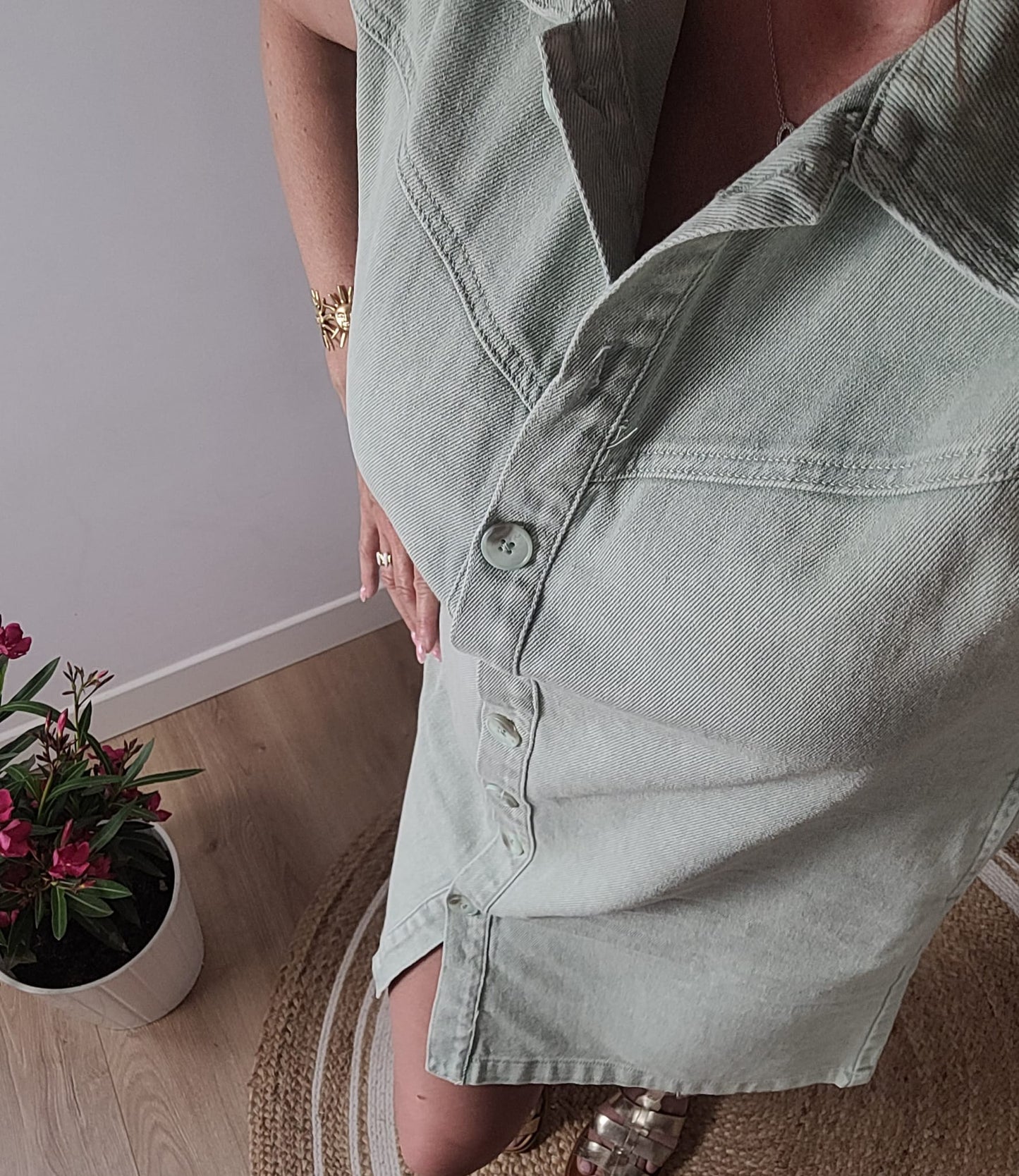 Olivia - Robe En Denim Lavé