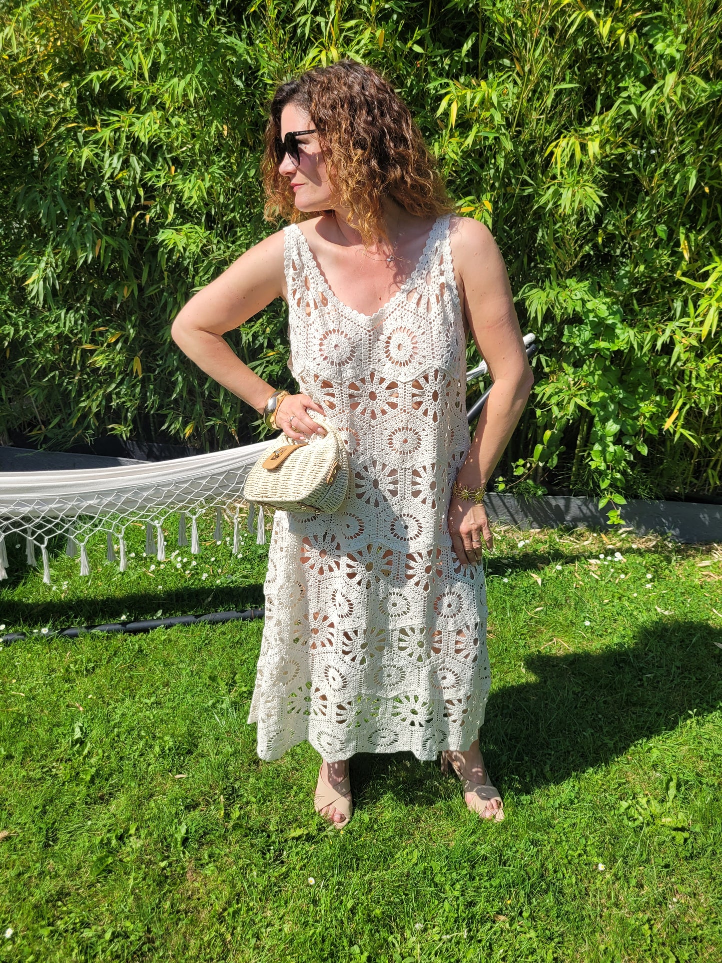 Bohemia (Grande taille) - Robe longue crochet