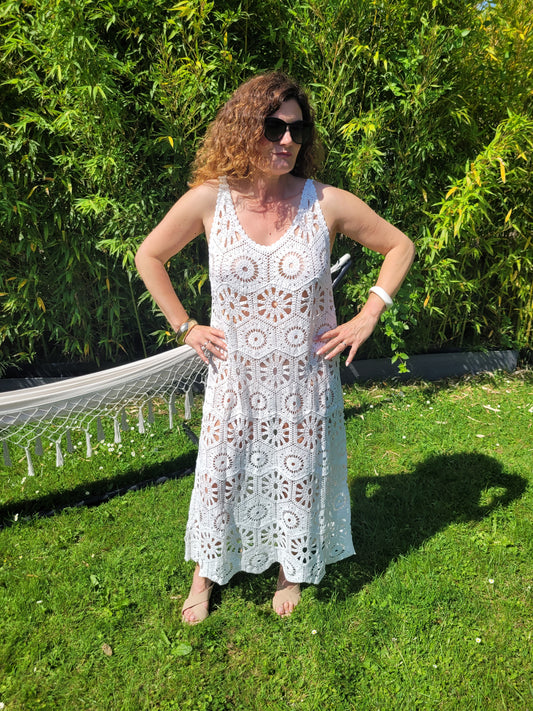 Bohemia (Grande taille) - Robe longue crochet