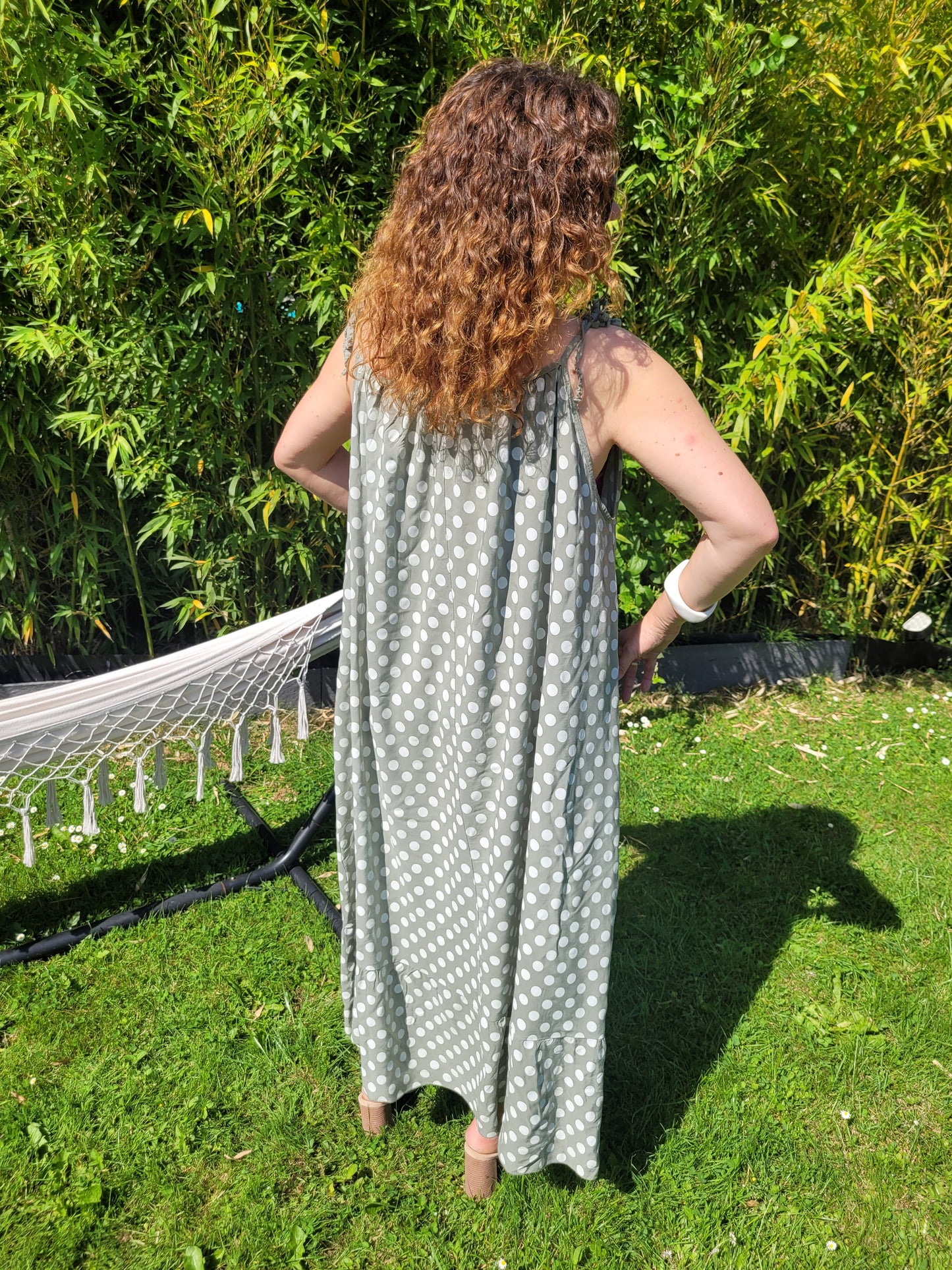 Polka (Grande taille) - Robe longue à pois